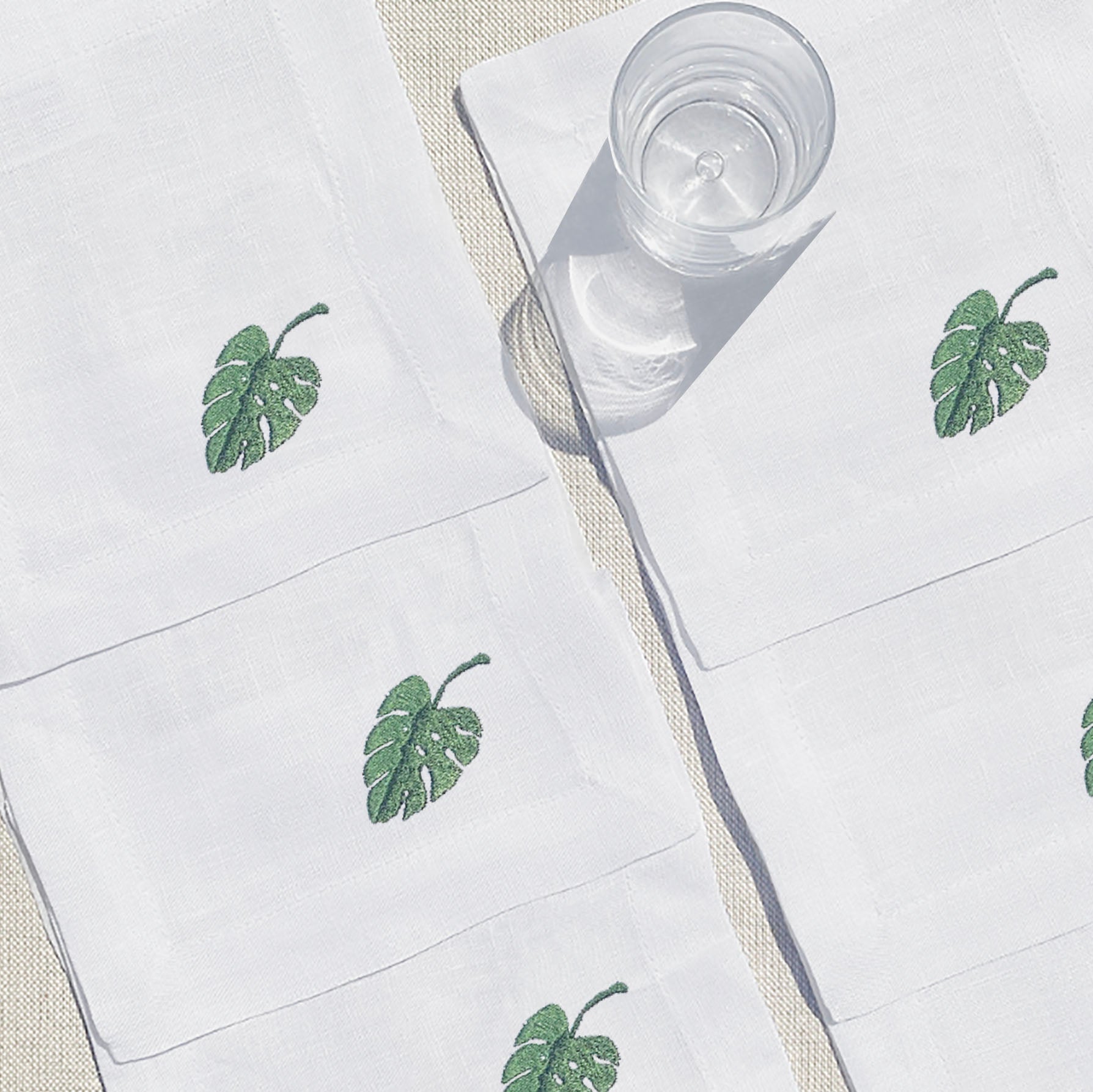 coctelera hoja tropical · set de 6