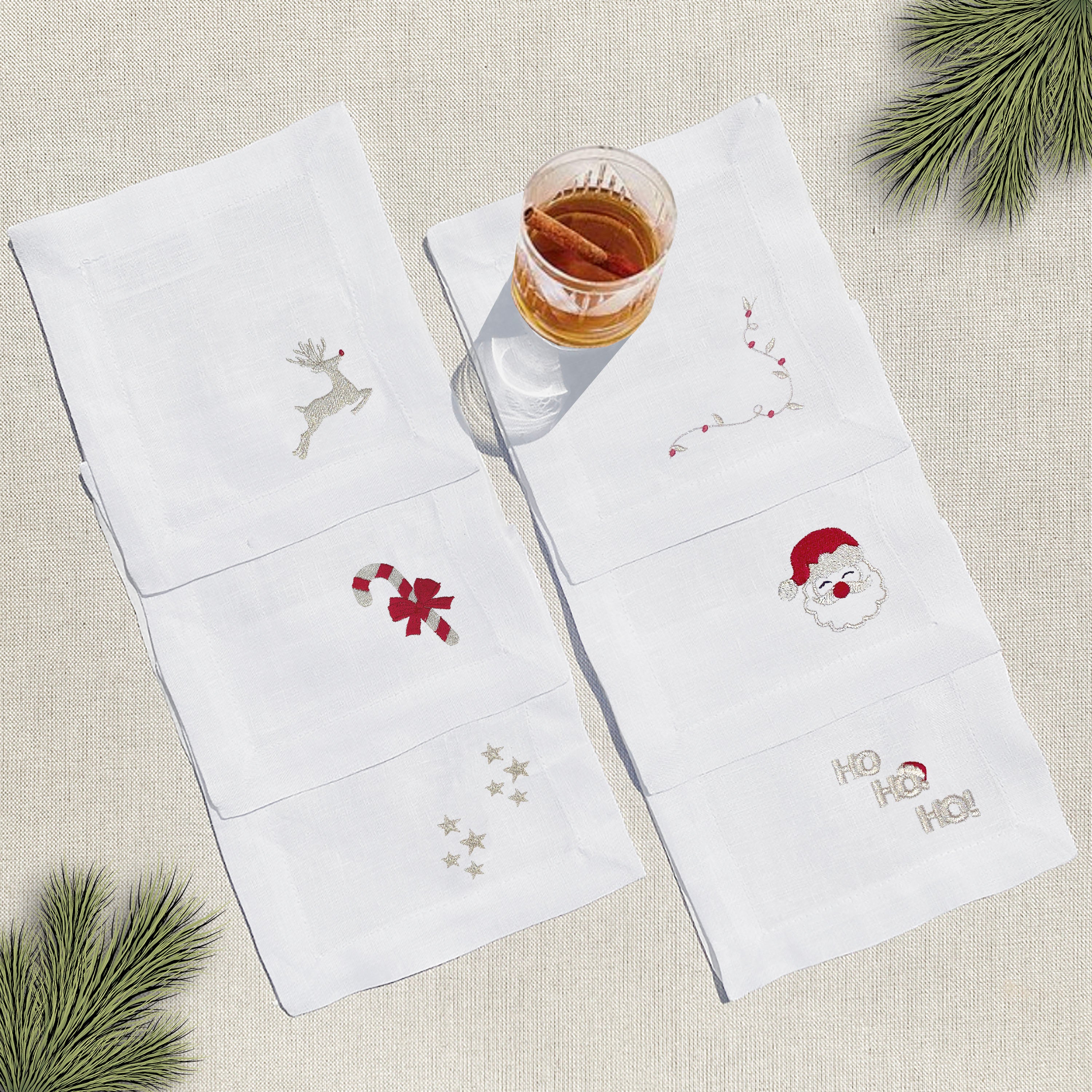 coctelera mixto navidad · set de 6 - Barioles Casa