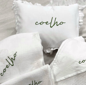 Cojin de Lino Personzalizado - Barioles Casa