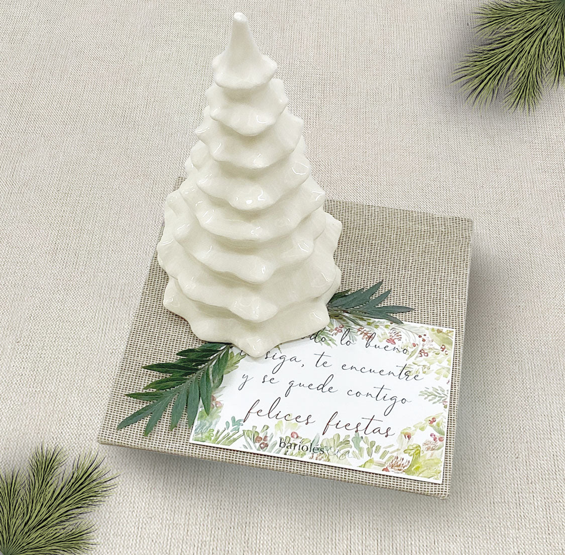 regalo navidad · árbol pino de cerámica - Barioles Casa