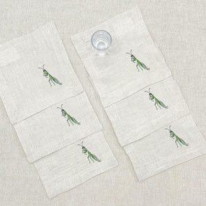 coctelera mantis · lino arena · set de 6 - Barioles Casa