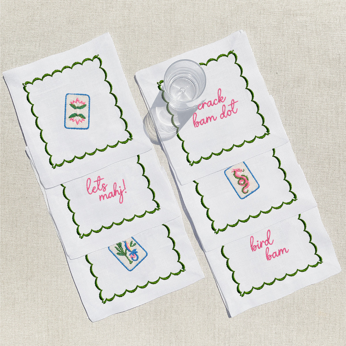 coctelera mahjong · set de 6